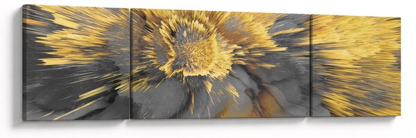 Obraz - Złota ekspansja (170x50 cm)