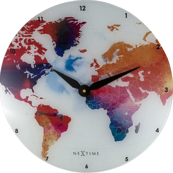 Zegar ścienny Colorful World