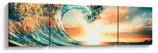Obraz - Fala (170x50 cm)