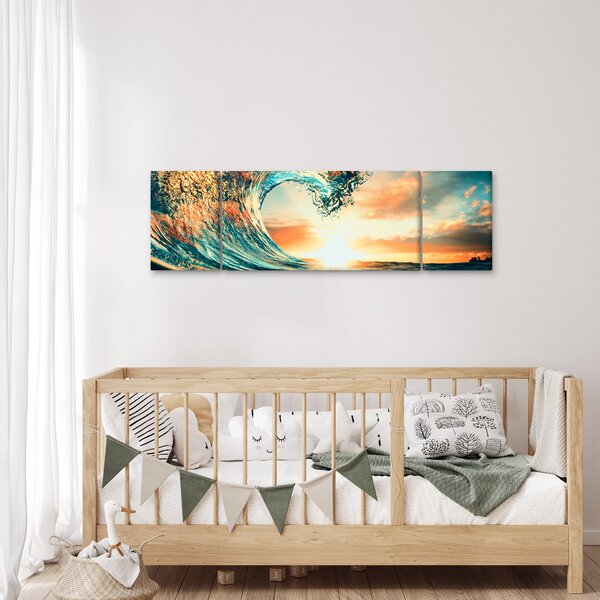 Obraz - Fala (170x50 cm)