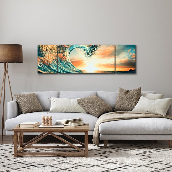 Obraz - Fala (170x50 cm)