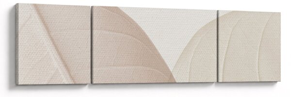 Obraz - Teksturowane liście (170x50 cm)