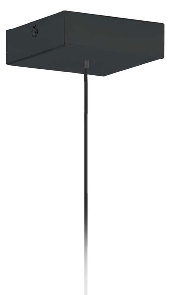 Lampa wisząca regulowana na czarnym stelażu - E7-P38