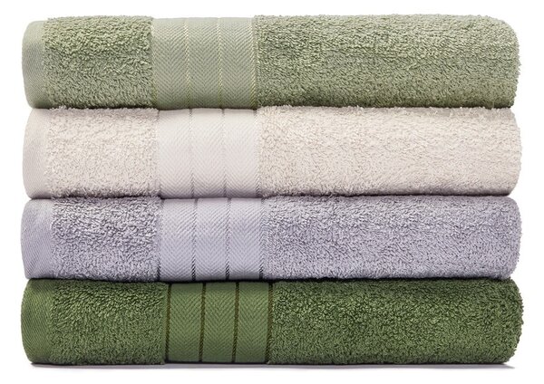 Zestaw 4 bawełnianych ręczników Le Bonom Firenze, 50x100 cm