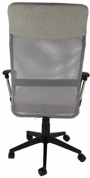 Szary fotel obrotowy biurowy D1-E31