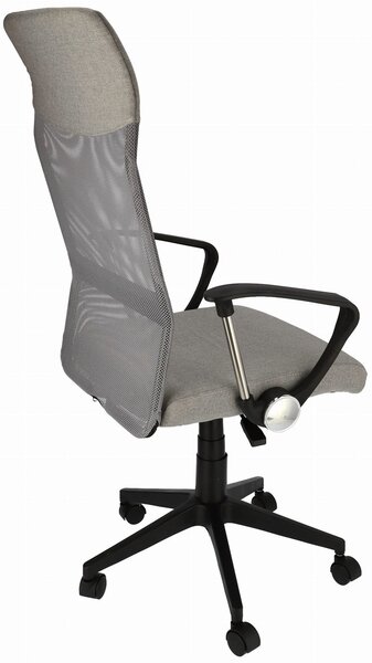 Szary fotel obrotowy biurowy D1-E31
