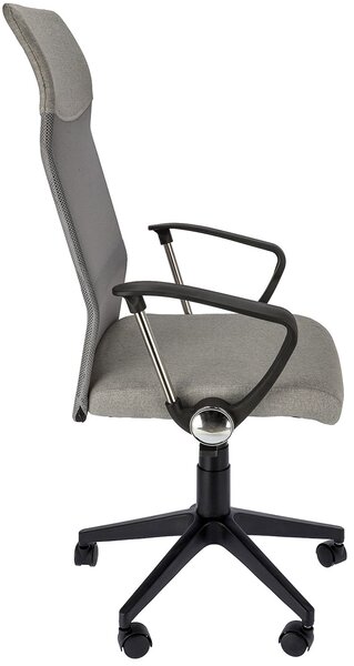 Szary fotel obrotowy biurowy D1-E31