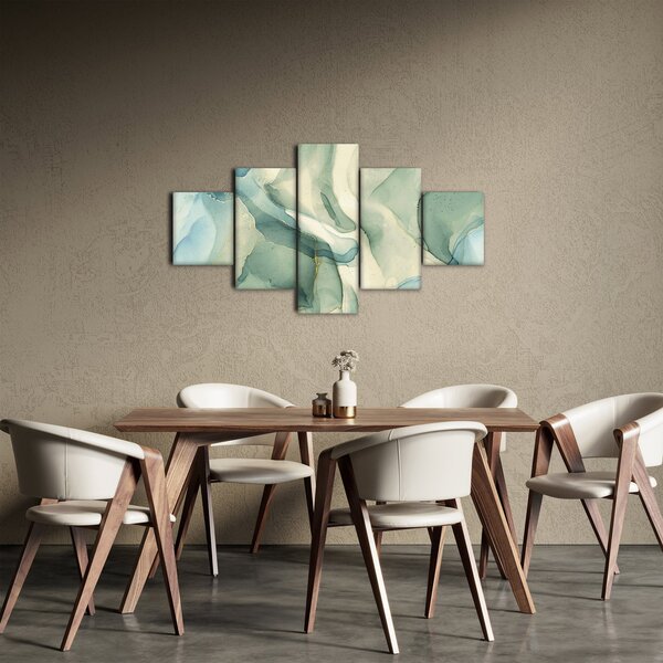 Obraz - Atramentowa abstracja (125x70 cm)