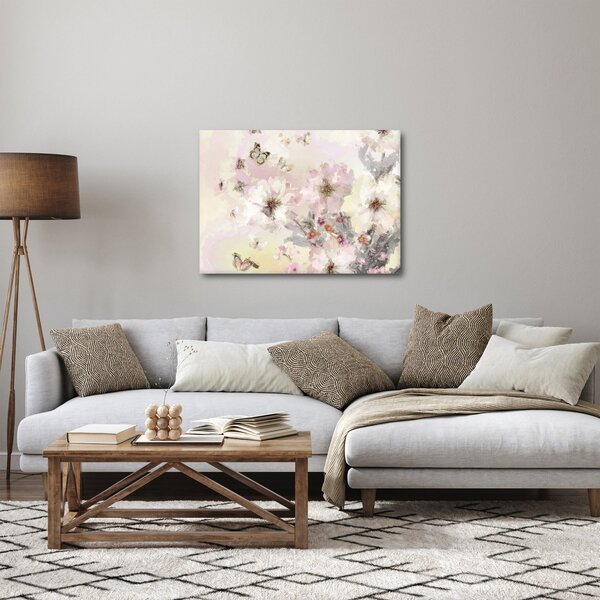 Obraz - Kwiaty malarstwo (70x50 cm)