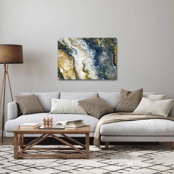 Obraz - Złota abstrakcja (70x50 cm)