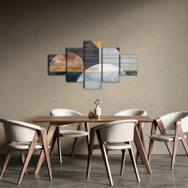 Obraz - Kształty i tekstury (125x70 cm)