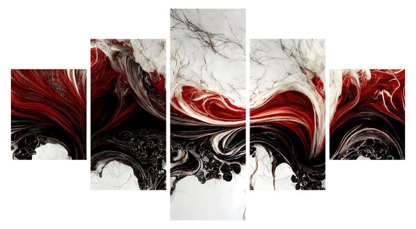 Obraz - Marmurowa abstrakcja (125x70 cm)