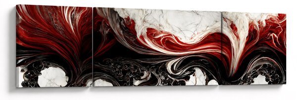 Obraz - Marmurowa abstrakcja (170x50 cm)