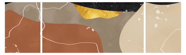 Obraz - Abstrakcja (170x50 cm)