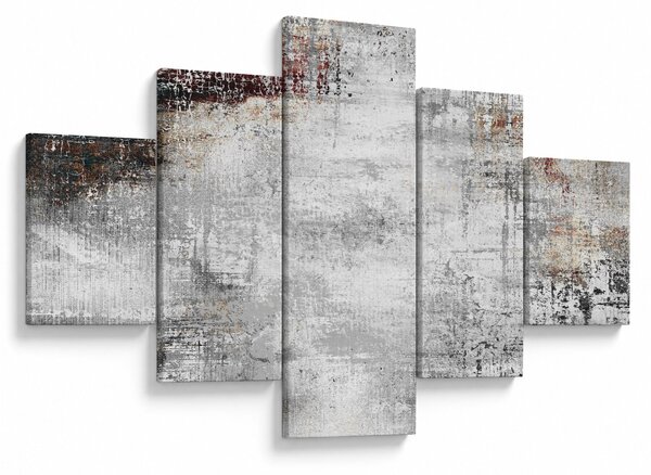 Obraz - Abstrakcyjne teksturowane płótno (125x70 cm)