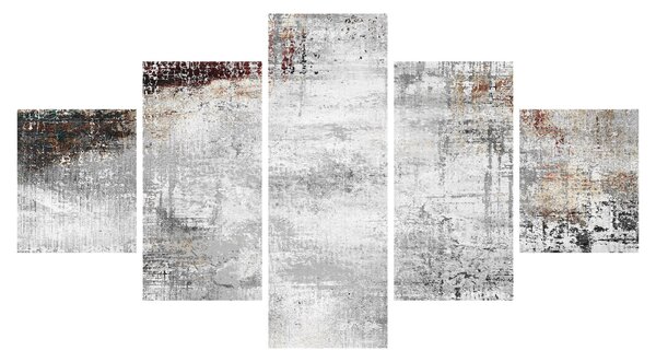 Obraz - Abstrakcyjne teksturowane płótno (125x70 cm)