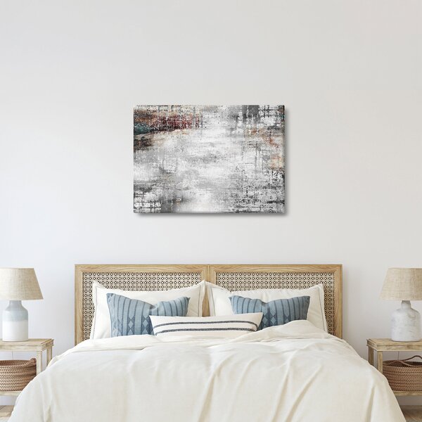 Obraz - Abstrakcyjne teksturowane płótno (70x50 cm)