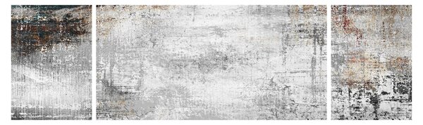 Obraz - Abstrakcyjne teksturowane płótno (170x50 cm)