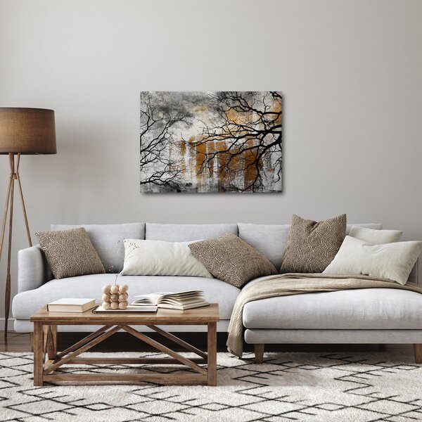 Obraz - Sylwetki drzew (70x50 cm)