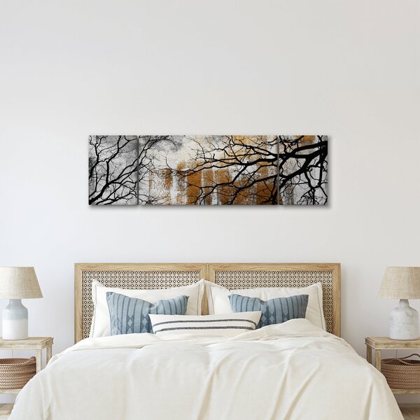 Obraz - Sylwetki drzew (170x50 cm)