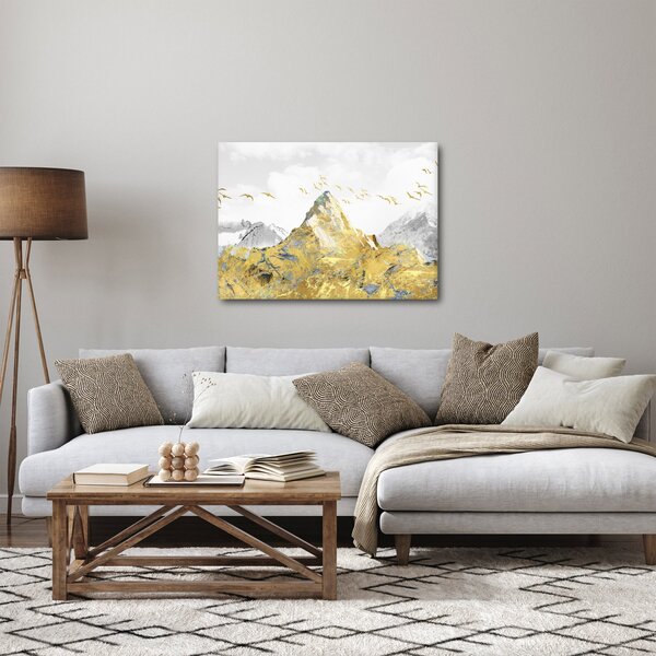 Obraz - Złota góra (70x50 cm)