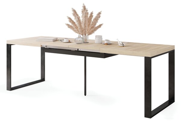 AVARI Dąb Sonoma - STÓŁ LOFTOWY DO SALONU/JADALNI ROZKŁADANY DO 270 lub 290 cm!