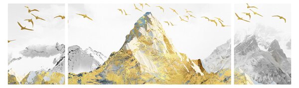 Obraz - Złota góra (170x50 cm)