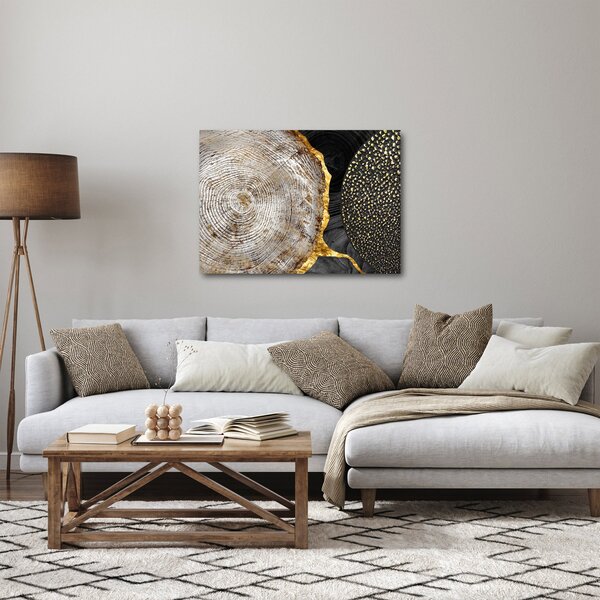 Obraz - Pień drzewa w kolażu 2 (70x50 cm)