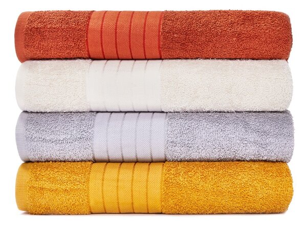 Zestaw 4 bawełnianych ręczników Le Bonom Roma, 70x140 cm