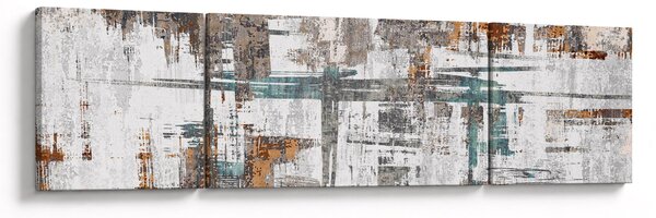 Obraz - Abstrakcyjne pociągnięcia (170x50 cm)