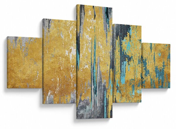 Obraz - Złoty wzór (125x70 cm)