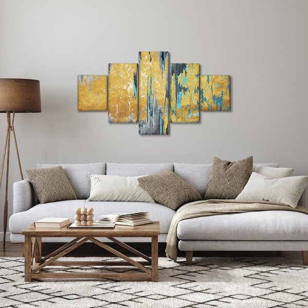 Obraz - Złoty wzór (125x70 cm)