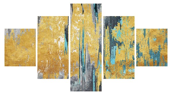 Obraz - Złoty wzór (125x70 cm)