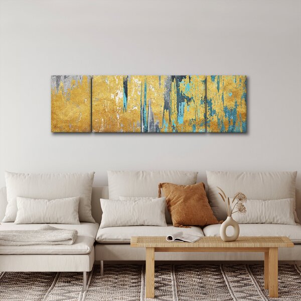 Obraz - Złoty wzór (170x50 cm)