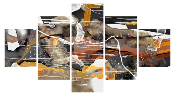 Obraz - Abstrakcja (125x70 cm)
