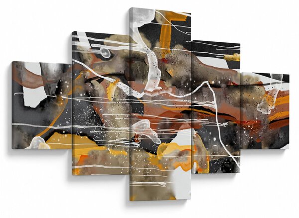 Obraz - Abstrakcja (125x70 cm)