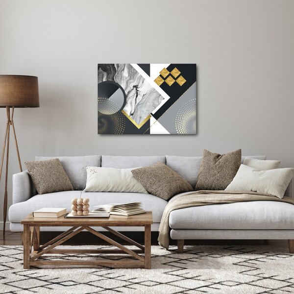 Obraz - Teksturowany kolaż (70x50 cm)