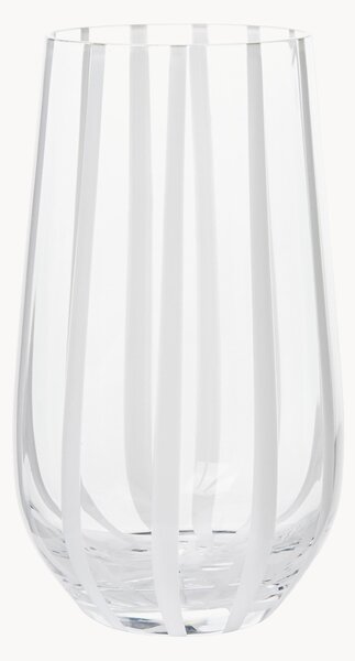 Szklanka ze szkła dmuchanego Stripe