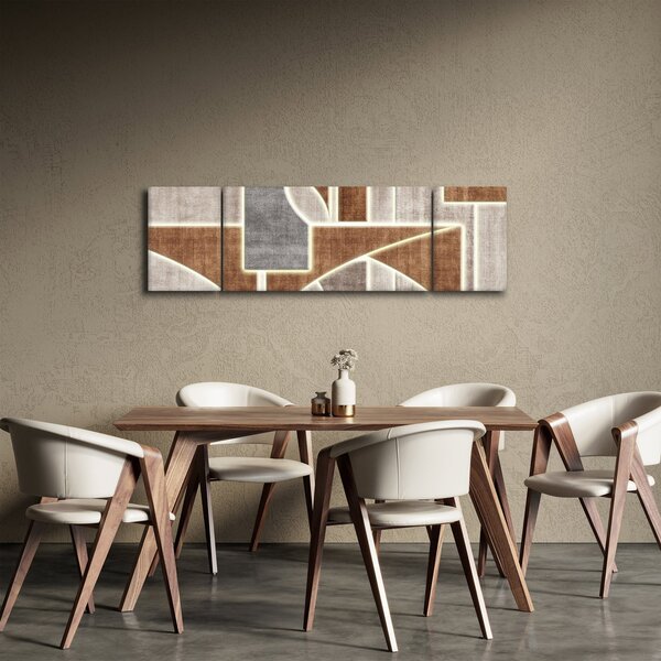 Obraz - Kształty (170x50 cm)