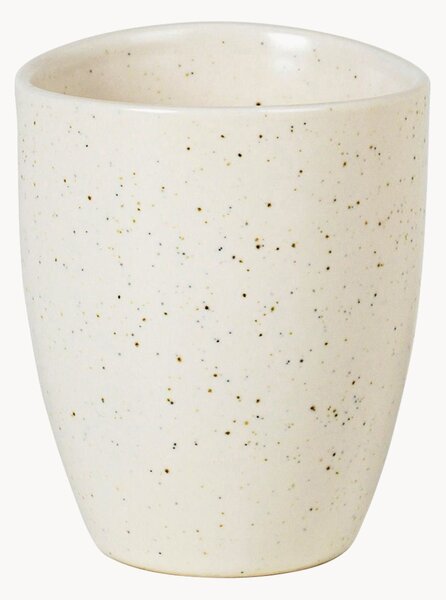 Komplet ręcznie wykonanych kubków do espresso Nordic Vanilla, 2 elem