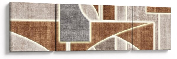 Obraz - Kształty (170x50 cm)