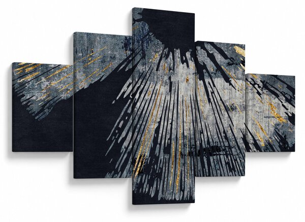 Obraz - Abstrakcja (125x70 cm)