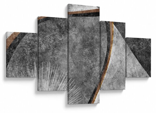 Obraz - Abstrakcja w betonie (125x70 cm)