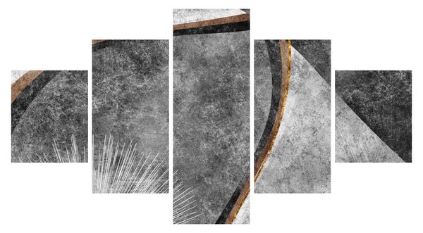Obraz - Abstrakcja w betonie (125x70 cm)