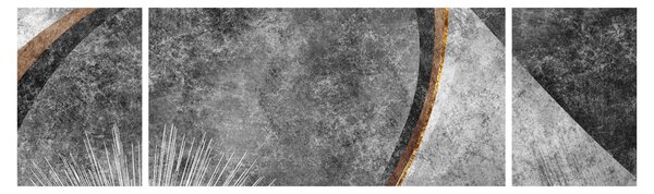 Obraz - Abstrakcja w betonie (170x50 cm)