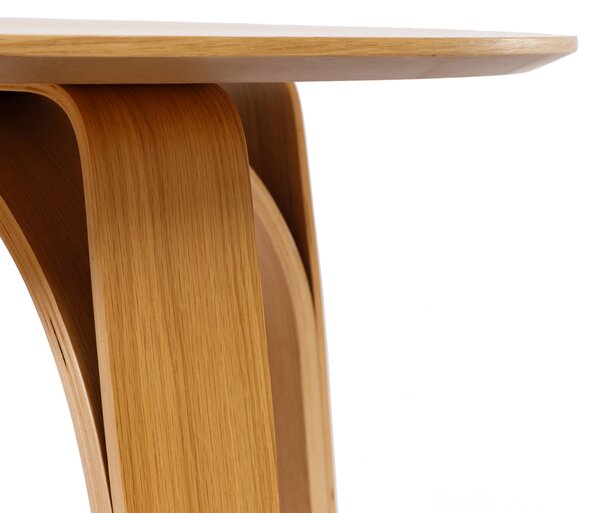 BOLZANO 1200 Dąb Naturalny - STÓŁ OKRĄGŁY DREWNIANY DO KUCHNI JADALNI SALONU MODERN CLASSIC