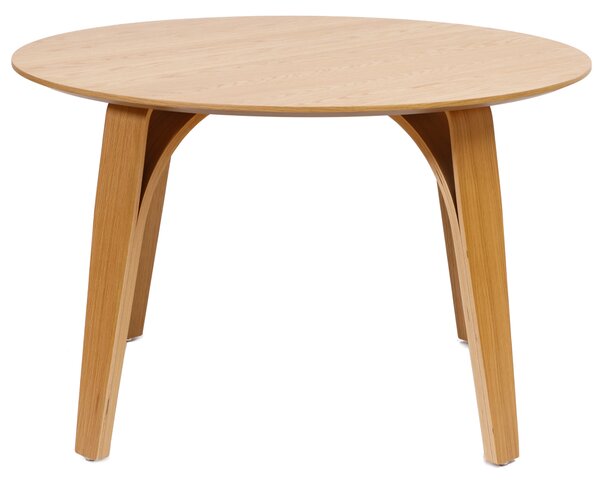 BOLZANO 1200 Dąb Naturalny - STÓŁ OKRĄGŁY DREWNIANY DO KUCHNI JADALNI SALONU MODERN CLASSIC
