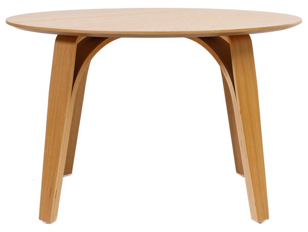 BOLZANO 1200 Dąb Naturalny - STÓŁ OKRĄGŁY DREWNIANY DO KUCHNI JADALNI SALONU MODERN CLASSIC