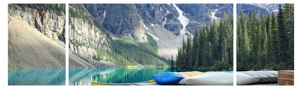 Obraz - Moraine Lake (170x50 cm)