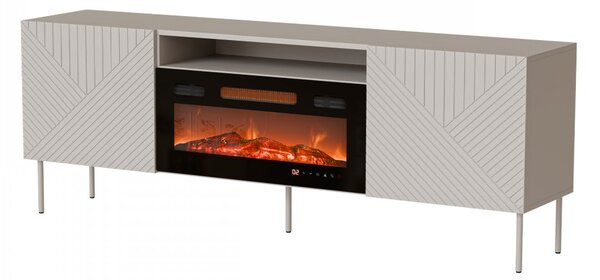 Szafka RTV z kominkiem Azynit Kaszmir II 190 EF